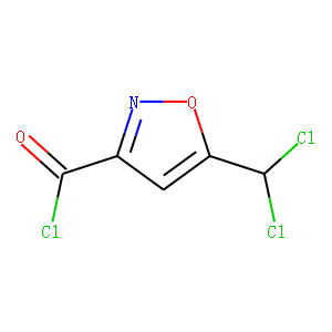 3-Isoxazolecarbonyl chloride, 5-(dichloromethyl)- (9CI)