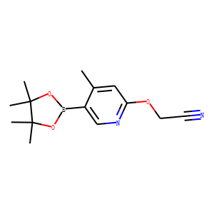 2-((4-Methyl-5-(4,4,5,5-tetraMethyl-1,3,2-dioxaborolan-2-yl)pyridin-2-yl)oxy)acetonitrile