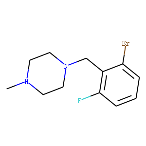 1-BroMo-3-fluoro-2-(4-MethylpiperazinoMethyl)benzene