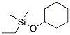 Ethyl(dimethyl)silyloxycyclohexane