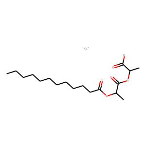 sodium 2-(1-carboxylatoethoxy)-1-methyl-2-oxoethyl laurate