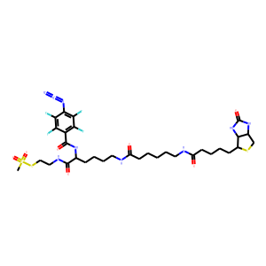 2-[N2-(4-Azido-2,3,5,6-tetrafluorobenzoyl)-N6-(6-biotinamidocaproyl)-L-lysinyl]ethyl Methanethiosulf