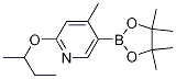 2-(sec-butoxy)-4-Methyl-5-(4,4,5,5-tetraMethyl-1,3,2-dioxaborolan-2-yl)pyridine