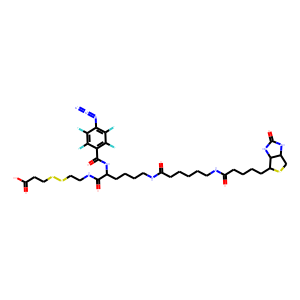 2-[N2-(4-Azido-2,3,5,6-tetrafluorobenzoyl)-N6-(6 -biotinamidocaproyl)-L-lysinyl]ethyl 2-Carboxyethyl