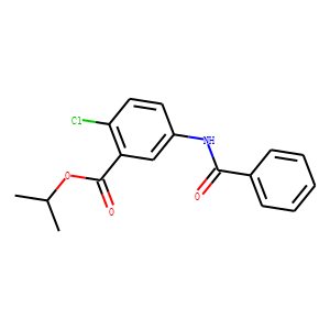 propan-2-yl 5-benzamido-2-chloro-benzoate