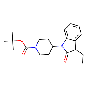 1-Piperidinecarboxylic acid, 4-(3-ethyl-2,3-dihydro-2-oxo-1H-indol-1-yl)-, 1,1-diMethylethyl ester