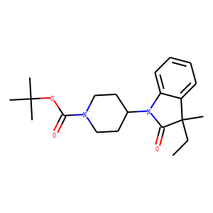 1-Piperidinecarboxylic acid, 4-(3-ethyl-2,3-dihydro-3-Methyl-2-oxo-1H-indol-1-yl)-, 1,1-diMethylethy