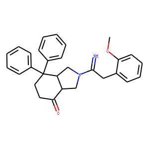 (3AR,7AR)-OCTAHYDRO-2-[1-IMINO-2-(2-METHOXYPHENYL)ETHYL]-7,7-DIPHENYL-4H-ISOINDOL-4-ONE