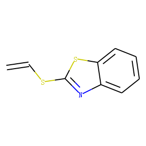 Benzothiazole, 2-(ethenylthio)- (9CI)