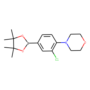 4-(2-Chloro-4-(4,4,5,5-tetramethyl-1,3,2-dioxaborolan-2-yl)phenyl)morpholine