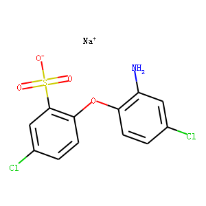 Sodium 2-amino-4,4/'-dichlorodiphenylether-2/'-sulfonate