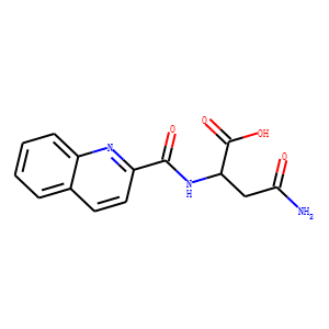 N-(2-QUINOLYLCARBONYL)-L-ASPARAGINE