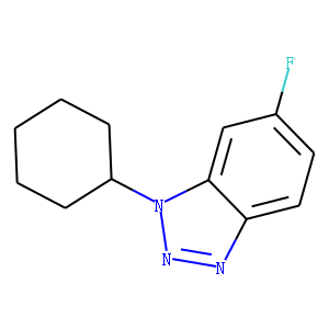 1-Cyclohexyl-6-fluoro-1,2,3-benzotriazole