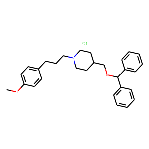 4-[(Diphenylmethoxy)methyl]-1-[3-(4-methoxyphenyl)propyl]-piperidinehydrochloride