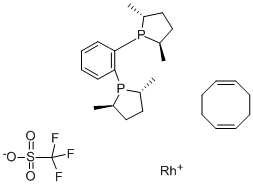 (-)-1,2(2R,5R)-2,5-(DIMETHYLPHOSPHOLANO)BENZENE(CYCLOOCTADIENE)RHODIUM(I)TRIFLUOROMETHANESULFONATE