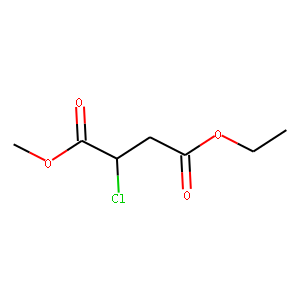Butanedioic acid, chloro-, 4-ethyl 1-methyl ester (9CI)