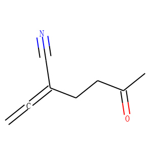 Hexanenitrile, 2-ethenylidene-5-oxo- (9CI)