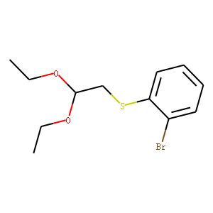 1-BROMO-2-(2,2-DIETHOXY-ETHYLSULFANYL)-BENZENE