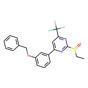 (4-(3-Benzyloxyphenyl)-2-ethylsulfinyl-6-(trifluoromethyl)pyrimidine