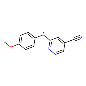 2-[(4-methoxyphenyl)amino]isonicotinonitrile