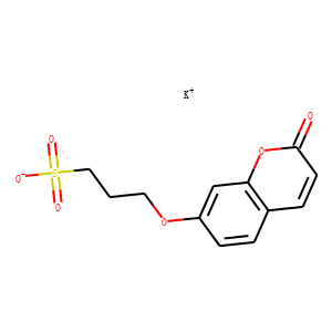 potassium 3-[(2-oxo-2H-1-benzopyran-7-yl)oxy]propanesulphonate