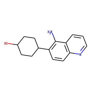 4-(5-Aminoquinolin-6-yl)cyclohexan-1-ol