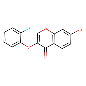 3-(2-fluorophenoxy)-7-hydroxy-4h-1-benzopyran-4-on