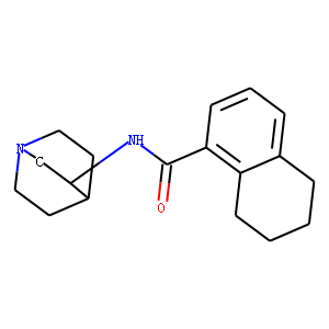 N-(3R)-1-Azabicyclo[2.2.2]oct-3-yl-5,6,7,8-tetrahydro-1-naphthalenecarboxamide