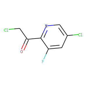 2-chloro-1-(5-chloro-3-fluoropyridin-2-yl)ethanone