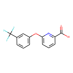 6-[3-(trifluoromethyl)phenoxy]-2-pyridinecarboxylic acid