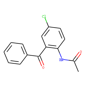 N-(2-benzoyl-4-chloro-phenyl)acetamide