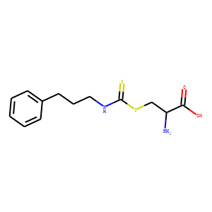 S-[N-(3-Phenylpropyl)(thiocarbamoyl)]-L-cysteine