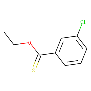 m-Chlorobenzenethiocarboxylic acid O-ethyl ester