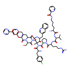 N-acetyl-3-(3-quinolyl)alanyl-3-(4-chlorophenyl)alanyl-3-(3-pyridyl)alanyl-seryl-3-(4-pyrazinylcarbo
