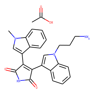 Bisindolylmaleimide VIII Acetic Acid Salt