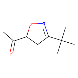 Ethanone, 1-[3-(1,1-dimethylethyl)-4,5-dihydro-5-isoxazolyl]- (9CI)