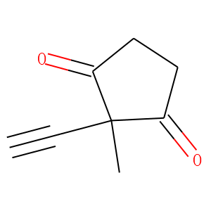1,3-Cyclopentanedione, 2-ethynyl-2-methyl- (9CI)