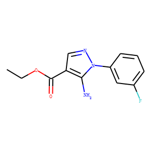 ethyl 5-amino-1-(3-fluorophenyl)-1H-pyrazole-4-carboxylate