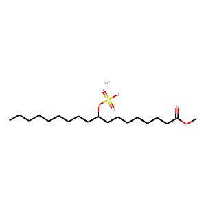 sodium 1-methyl 9-(sulphooxy)octadecanoate