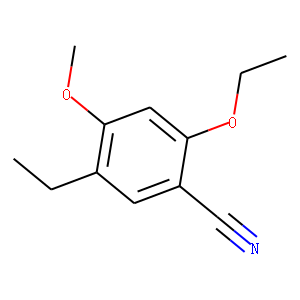Benzonitrile, 2-ethoxy-5-ethyl-4-methoxy- (9CI)