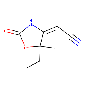 Acetonitrile, (5-ethyl-5-methyl-2-oxo-4-oxazolidinylidene)-, (Z)- (9CI)