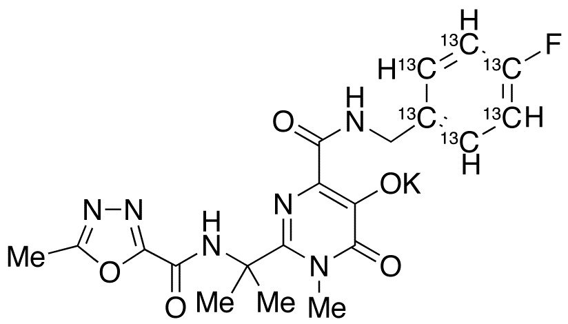 Raltegravir-13C6 Potassium Salt