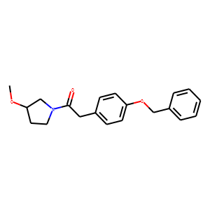 2-[4-(Benzyloxy)phenyl-3-methoxy-]-1-(1-pyrrolidinyl)-ethanone