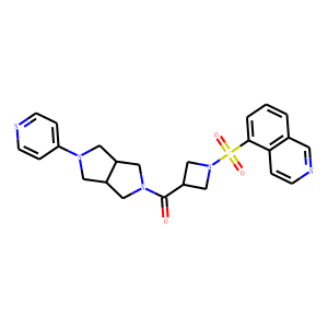 [Hexahydro-5-(4-pyridinyl)pyrrolo[3,4-c]pyrrol-2(1H)-yl][1-(5-isoquinolinylsulfonyl)-3-azetidinyl]-m