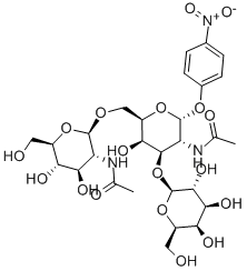4-Nitrophenyl 2-Acetamido-6-O-(2-acetamido-2-deoxy-β-D-glucopyranosyl) -3-O-(β-D-galactopyranosyl)-2