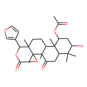 (13α,17aα)-1α-Acetoxy-14β,15β:21,23-diepoxy-3α-hydroxy-4,4,8-trimethyl-D-homo-24-nor-17-oxa-5α-chola