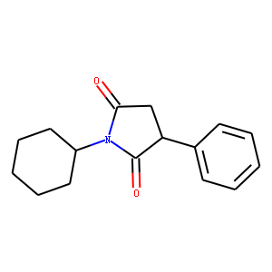 2,5-Pyrrolidinedione, 1-cyclohexyl-3-phenyl-