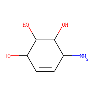 4-Cyclohexene-1,2,3-triol,6-amino-,[1S-(1alpha,2alpha,3alpha,6beta)]-(9CI)