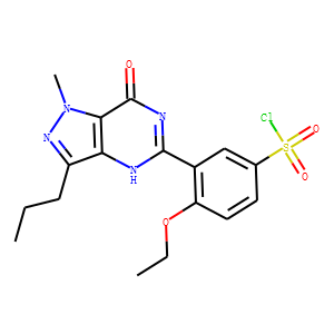 5-(5-Chlorosulfonyl-2-ethoxyphenyl)-1-methyl-3-propyl-1,6-dihydro-7H-pyrazolo[4,3-d]pyrimidin-7-one