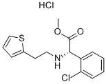 S(+)-N-(2-(2-Thienyl)ethyl)-2-chlorophenyl Glycine Methyl Ester Hydrochloride